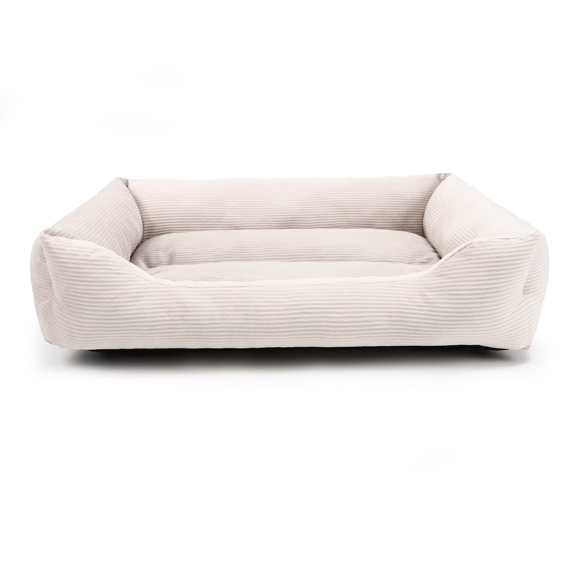 "SoftNest Corduroy Comfort Bed"