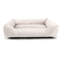 "SoftNest Corduroy Comfort Bed"