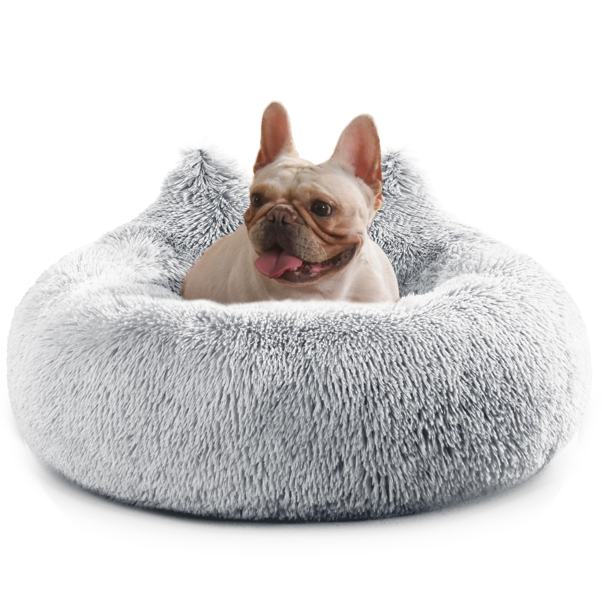 "SoftNest Calming Donut Bed"
